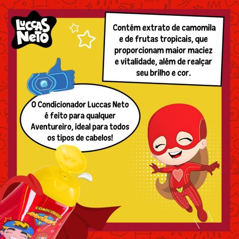 Condicionador Para Todos Os Tipos De Cabelos Os Aventureiros Luccas Neto Cia. Da Natureza 260Ml Condicionador Para Todos Os Tipos De Cabelos Os Aventureiros Luccas Neto Cia. Da Natureza 260Ml