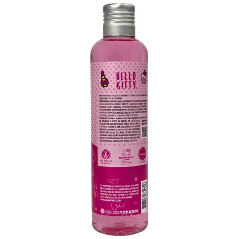 Colônia Splash Pop Hello Kitty Vegano Cia. da Natureza 210ml