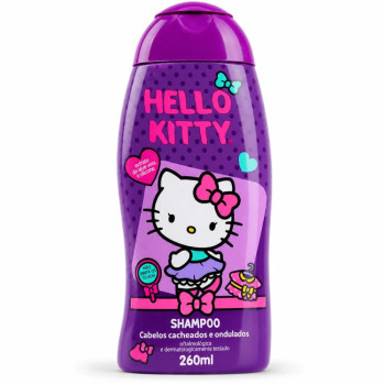 Shampoo Cabelos Cacheados e Ondulados Hello Kitty 260ml Cia da Natureza