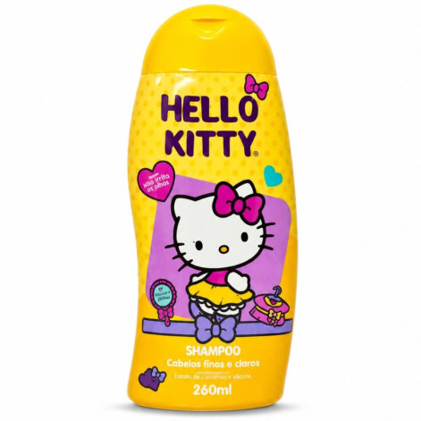 Shampoo Hello Kitty Cabelos Finos/Claros 260 ML Shampoo Hello Kitty Cabelos Finos/Claros 260 ML