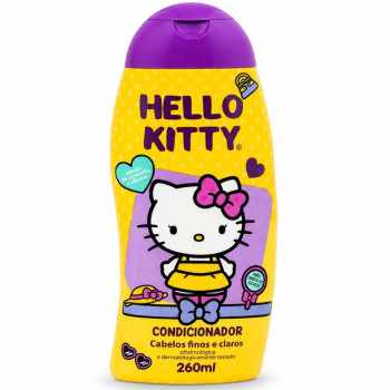 Condicionador Cabelos Finos e Claros Hello Kitty 260ml Cia da Natureza