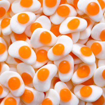 Bala de Gelatina Ovos Fritos Tutti-Frutti 80g Fini