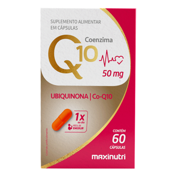 Suplemento Alimentar Coenzima Q10 Gold 50mg 60 cápsulas Maxinutri