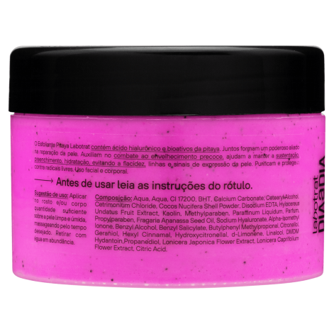 Esfoliante Corporal e Facial Labotrat Pitaya e Ácido Hialurônico Dia a Dia 300g