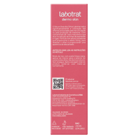 Sérum Para Os Olhos Labotrat Dermo Skin 15ml