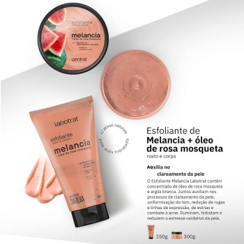 Esfoliante Corporal e Facial Labotrat Dia a Dia Rosa Mosqueta Melancia 150g