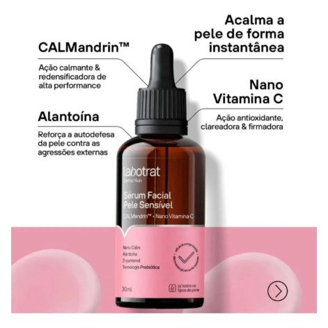 Sérum Facial Labotrat Dermo Skin Pele Sensível 30ml Sérum Facial Labotrat Dermo Skin Pele Sensível 30ml