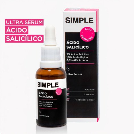 Sérum Simple Ultra Ácido Salicílico Antioleosidade 30ml Sérum Simple Ultra Ácido Salicílico Antioleosidade 30ml