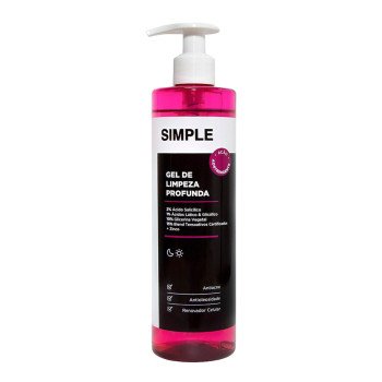 Gel de Limpeza Facial Simple Limpeza Profunda Antioleosidade 350g