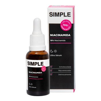 Sérum Facial Simple Ultra Niacinamida 10% para Poros Dilatados 30ml