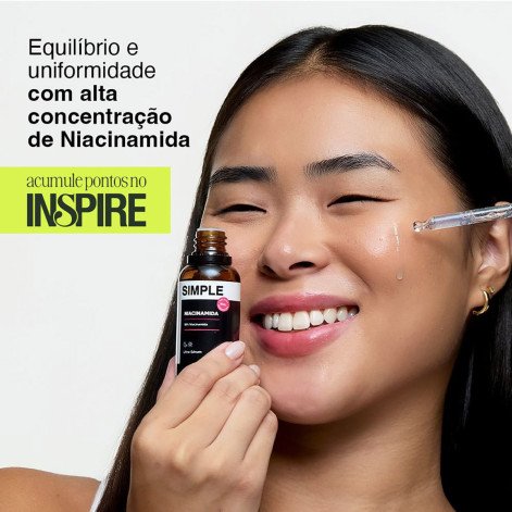 Sérum Facial Simple Ultra Niacinamida 10% para Poros Dilatados 30ml