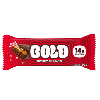 Barra de Proteína Bold Bombom Crocante 40g Bold 1 Unidade
