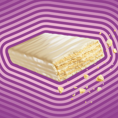 Barra de Proteína Bold Wafer Chocolate Branco 40g Barra de Proteína Bold Wafer Chocolate Branco 40g