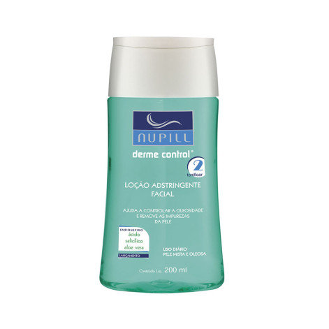 Loção Adstringente Facial Nupill Derme Control 200ml Loção Adstringente Facial Nupill Derme Control 200ml