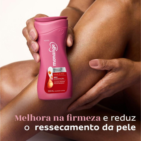 Loção Hidratante Monange Extrato de Oliva Hidratação Intensiva com Ação Desodorante 200ml