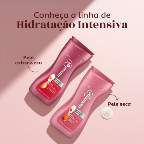 Loção Hidratante Monange Extrato de Oliva Hidratação Intensiva com Ação Desodorante 200ml