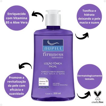 Loção Tônica Facial Nupill Firmness Intensive 200ml Loção Tônica Facial Nupill Firmness Intensive 200ml