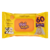 Toalha Umedecida Macia Piquitucho Premium 60 Unidades