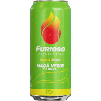 Energético Furioso 473ml Melão e Maçã Verde