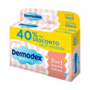 Dermodex Prevent Pomada para Assaduras Dermodex A partir de 0 meses 2x60g