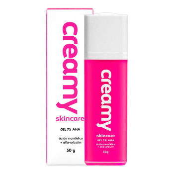 Gel Facial Creamy Skincare 7% AHA Ácido Mandélico + Alfa-arbutin 30g