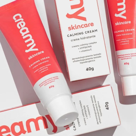Creme Hidratante Facial Creamy Skincare Calming Cream Hypskin + Vitamina E 40g