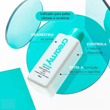 Tônico Antiacne Esfoliante Creamy Ácido Salicílico 2% 90ml