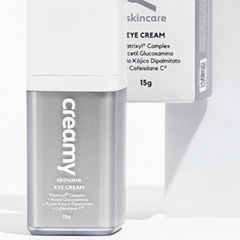 Creme Facial Creamy Skincare Eye Cream Matrixyl Complex + Acetil Glucosamina + Ácido Kójico Dipalmitato + Cafeisilane C 15g Creme Facial Creamy Skincare Eye Cream Matrixyl Complex + Acetil Glucosamina + Ácido Kójico Dipalmitato + Cafeisilane C 15g