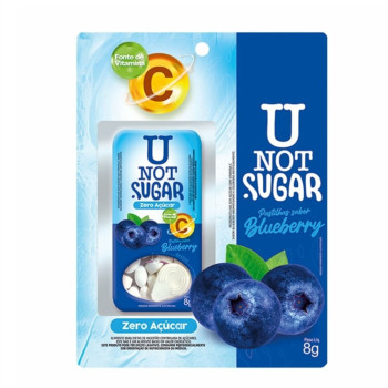 Balinha Pastilhas com Vitamina C Sabor Blueberry Experimente Balinha Pastilhas com Vitamina C Sabor Blueberry Experimente