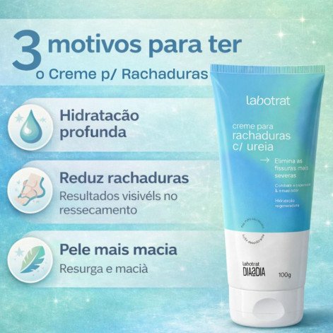 Creme para Rachaduras com Ureia Labotrat Dia a Dia 100g