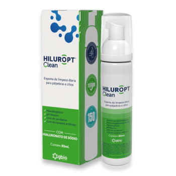 Espuma de Limpeza para Pálpebras e Cílios Gbio Hiluropt Clean 80ml