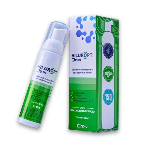Espuma de Limpeza para Pálpebras e Cílios Gbio Hiluropt Clean 80ml