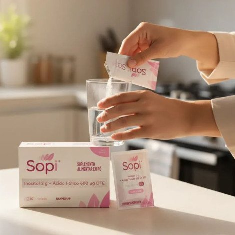 Suplemento Alimentar Sopi Supera Sem Sabor 30 Sachês