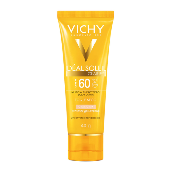 Ideal Soleil Clarify Vichy Fps 60 Com Cor Gel Creme 40g