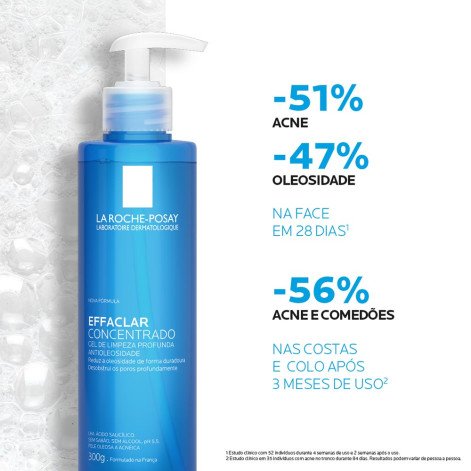 Effaclar Concent Gel Limp Antiolios C/300G Effaclar Concent Gel Limp Antiolios C/300G