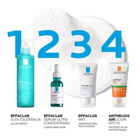 Gel de Limpeza Facial La Roche-Posay Effaclar Alta Tolerância 300g