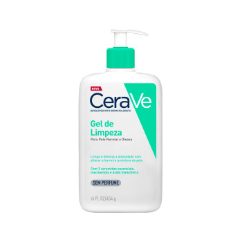 Gel de Limpeza Antioleosidade Facial Cerave Pele Normal a Oleosa 454g