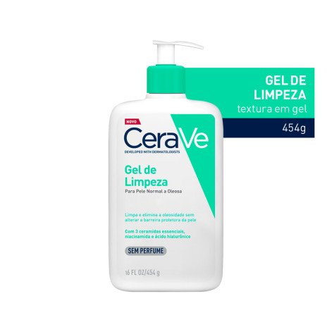 Gel de Limpeza Antioleosidade Facial Cerave Pele Normal a Oleosa 454g Gel de Limpeza Antioleosidade Facial Cerave Pele Normal a Oleosa 454g