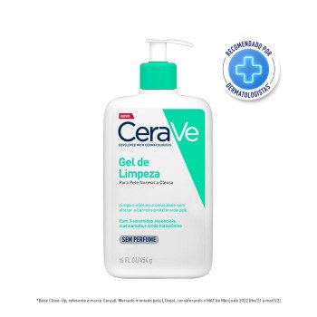 Gel de Limpeza Antioleosidade Facial Cerave Pele Normal a Oleosa 454g Gel de Limpeza Antioleosidade Facial Cerave Pele Normal a Oleosa 454g