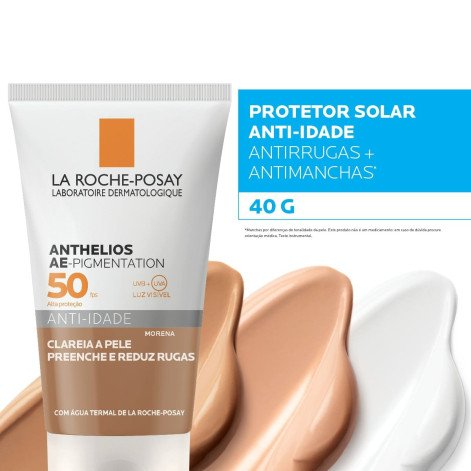 Protetor Solar Anthelios Ae-Pigmentation Cor Morena FPS 50 40G