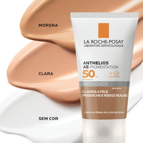 Protetor Solar Anthelios Ae-Pigmentation Cor Morena FPS 50 40G