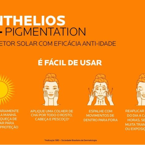 Protetor Solar Anthelios Ae-Pigmentation Cor Morena FPS 50 40G