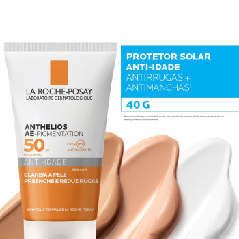 Protetor Solar Anthelios Ae-Pigmentation Sem Cor FPS 50 40G