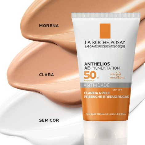 Protetor Solar Anthelios Ae-Pigmentation Sem Cor FPS 50 40G