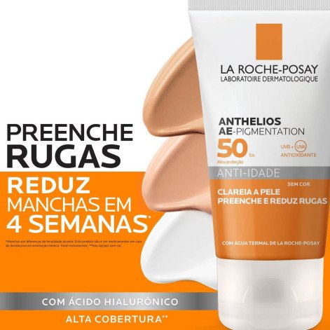 Protetor Solar Anthelios Ae-Pigmentation Sem Cor FPS 50 40G