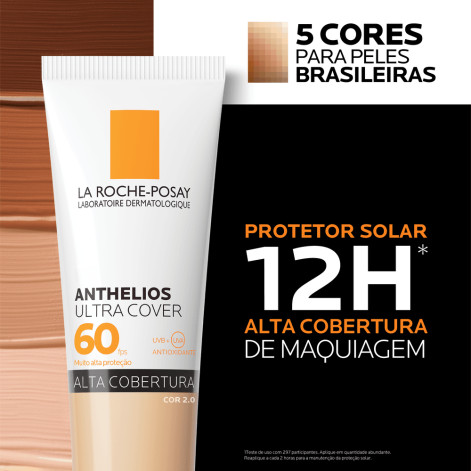 Protetor Solar Facial La Roche-Posay Anthelios Ultra Cover FPS60 Cor 2.0 30g