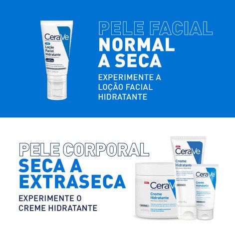 Loção Facial Hidratante Ultraleve Pele Normal a Seca 52ml CeraVe Loção Facial Hidratante Ultraleve Pele Normal a Seca 52ml CeraVe
