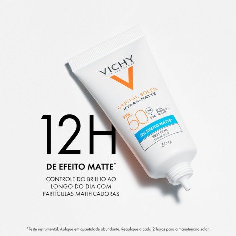 Protetor Solar Facial Vichy Capital Soleil Hydra-Matte FPS 50 30g
