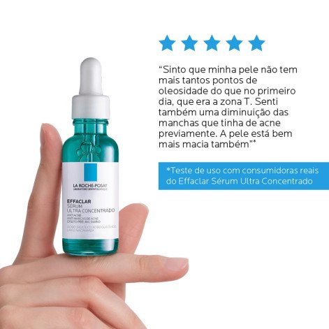 Sérum Ultra Concentrado La Roche-posay Effaclar Antiacne Pele Oleosa  30ml