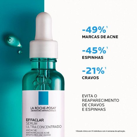 Sérum Ultra Concentrado La Roche-posay Effaclar Antiacne Pele Oleosa  30ml